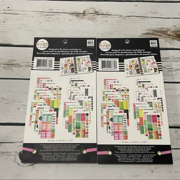 The Happy Planner Watercolor sticker bundle - Picture 2 of 3